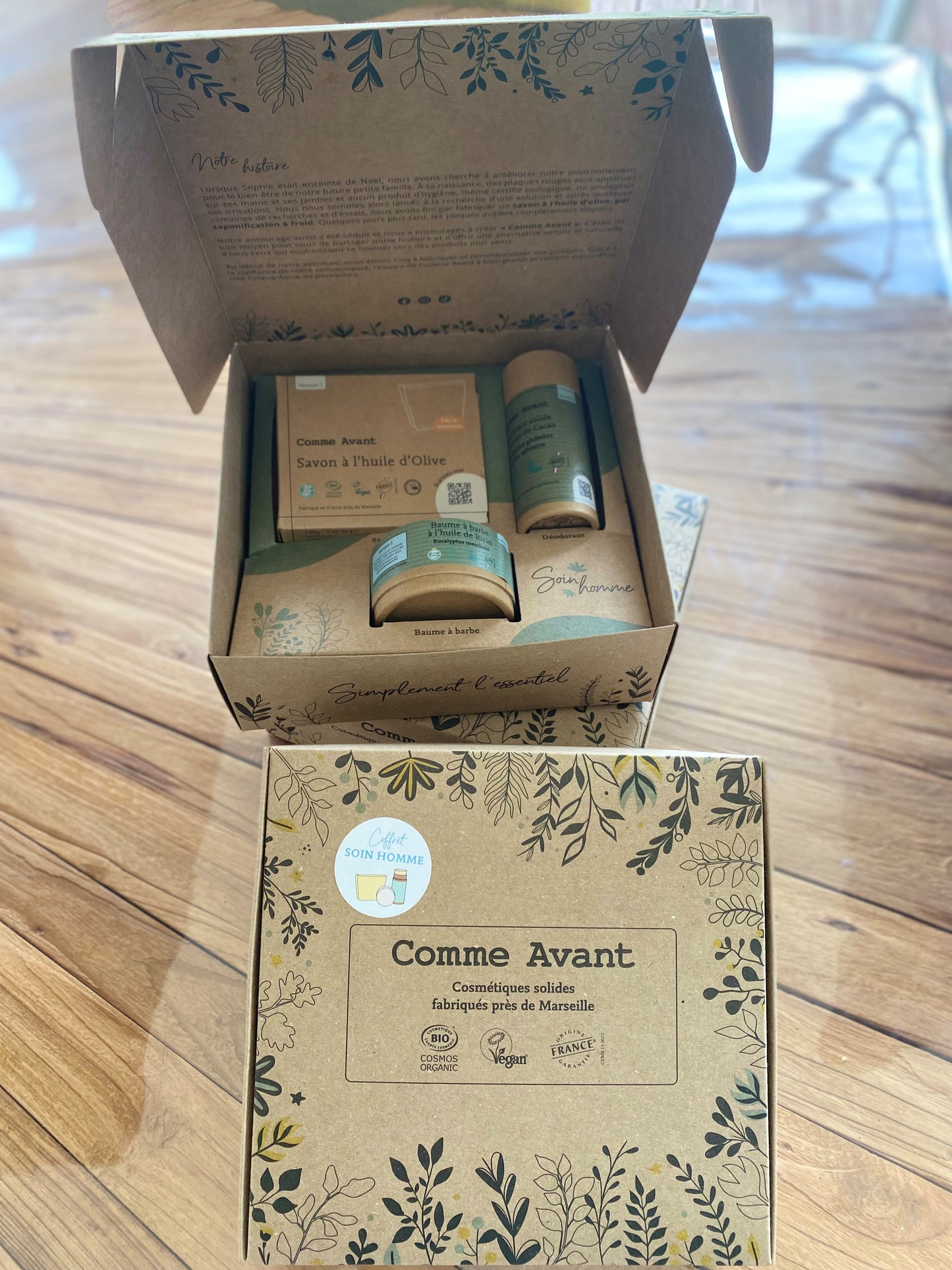 COFFRET SOIN HOMME COMME AVANT - L'EXCELLENCE AU NATUREL