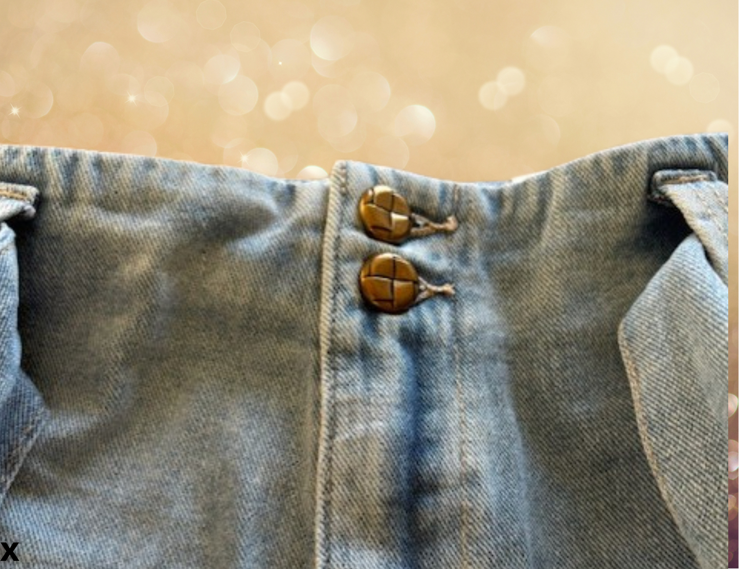 Short jean taille haute Lucie